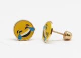 ARETES NIÑAS ESMALTE EMOJI