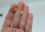 ARETES NIÑAS ESMALTE EMOJI