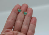 ARETES NIÑAS ESMALTE CORAZON