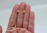 ARETES NIÑAS ESMALTE FLOR