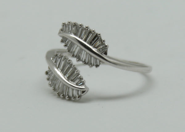 ANILLO HOJAS BAGUETTES